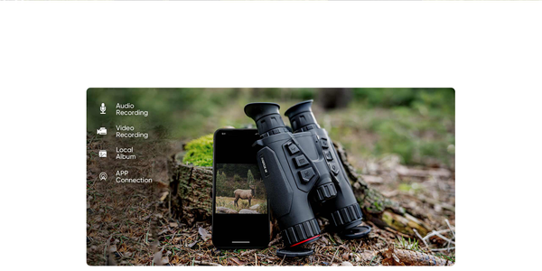 Multispektral-Fernglas HIKMICRO Habrok 4K HE25LN 5.5–22×60 – mit 4K Digital, Wärmebild & Laser Range Finder, Bild 5